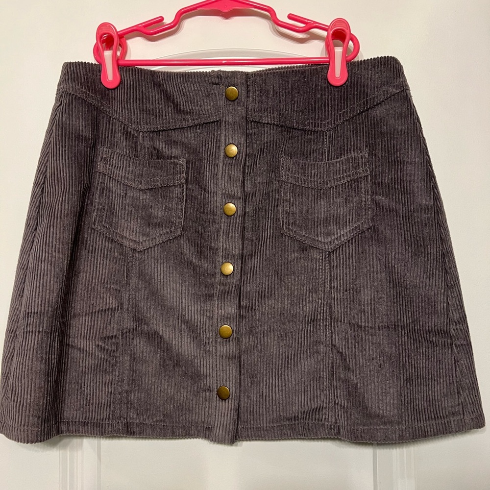 Corduroy skirt